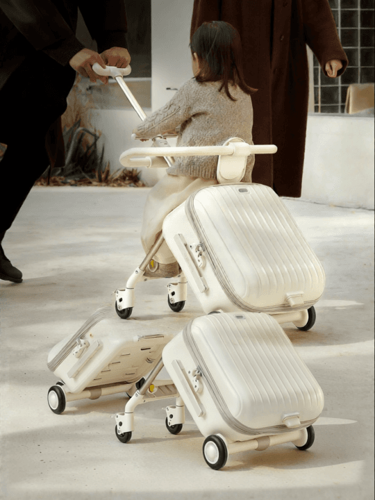 BEIESTATE | Ride-on Children's Travel Luggage with Safety Guard