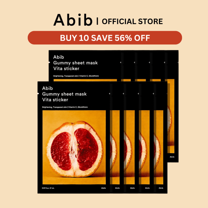Abib Gummy Sheet Mask Vita Sticker (10ea)